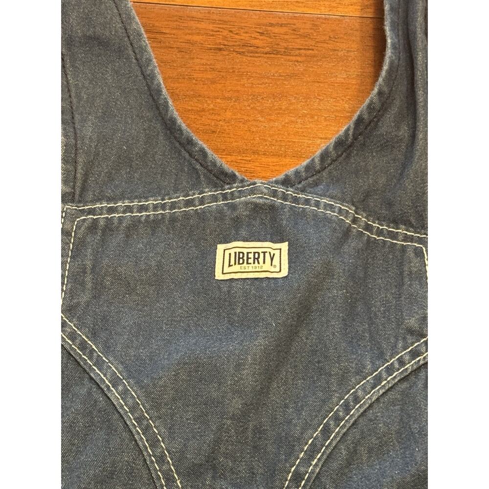 34 X 32 Liberty Overalls Blue Denim - Picture 9 of 12